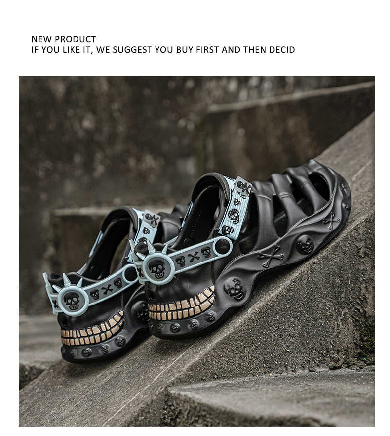 9205 Summer leather sandals for men and women detail image 21