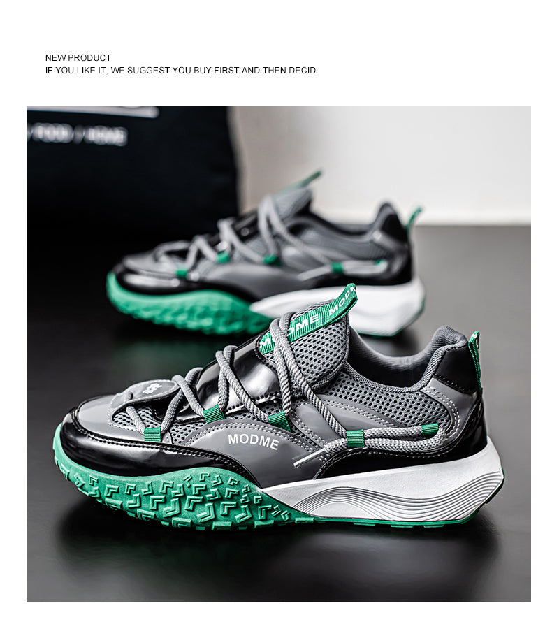 L17 Flying knit mesh tire sole dad shoes detail image 21