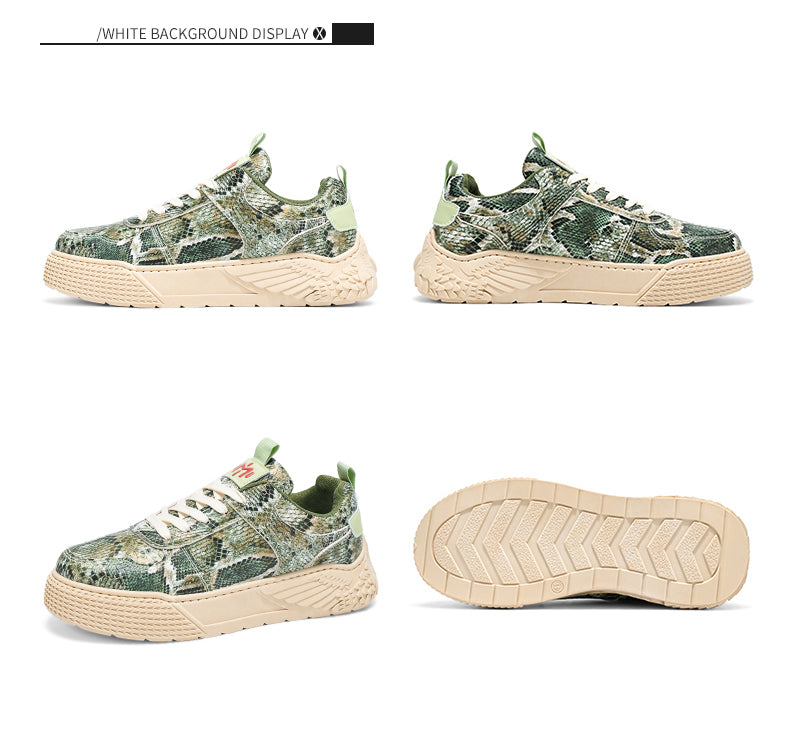 58026 Snake skin casual new style skate shoes detail image 22