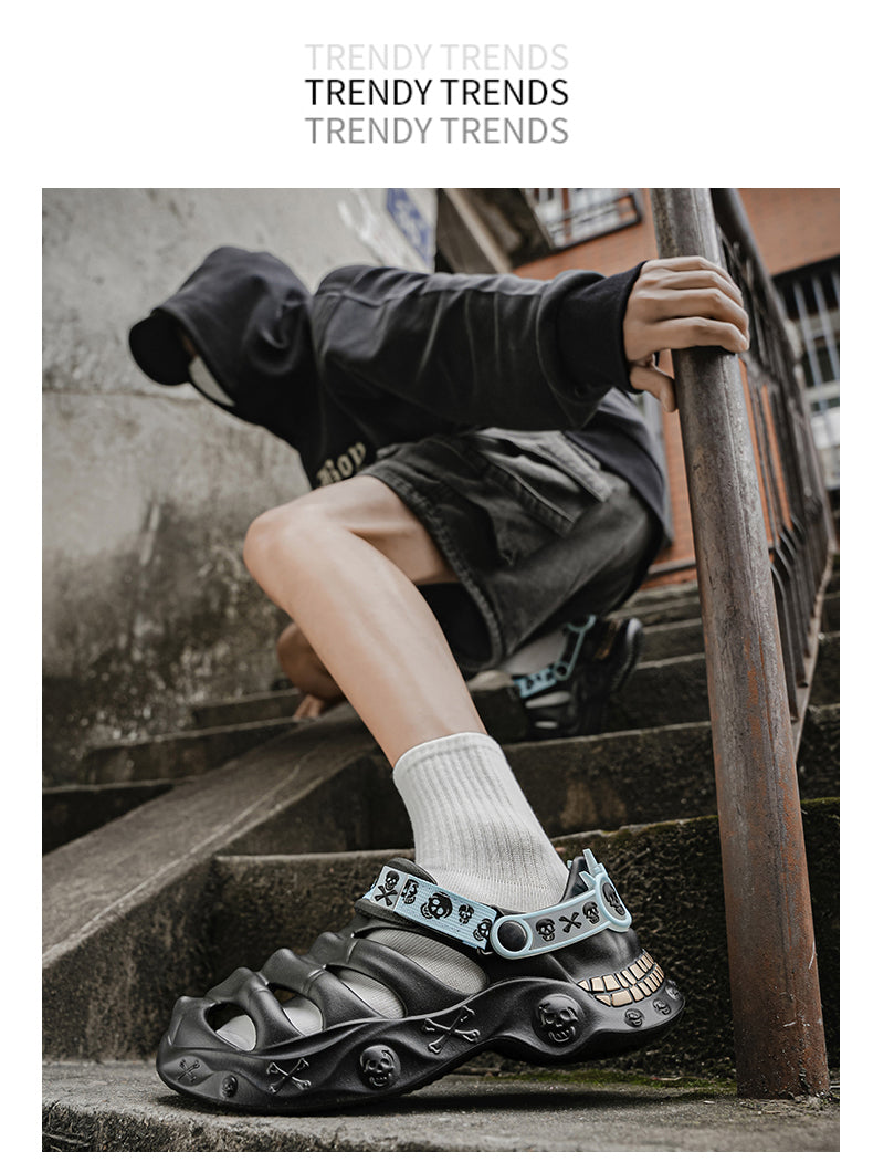 9205 Summer leather sandals for men and women detail image 22