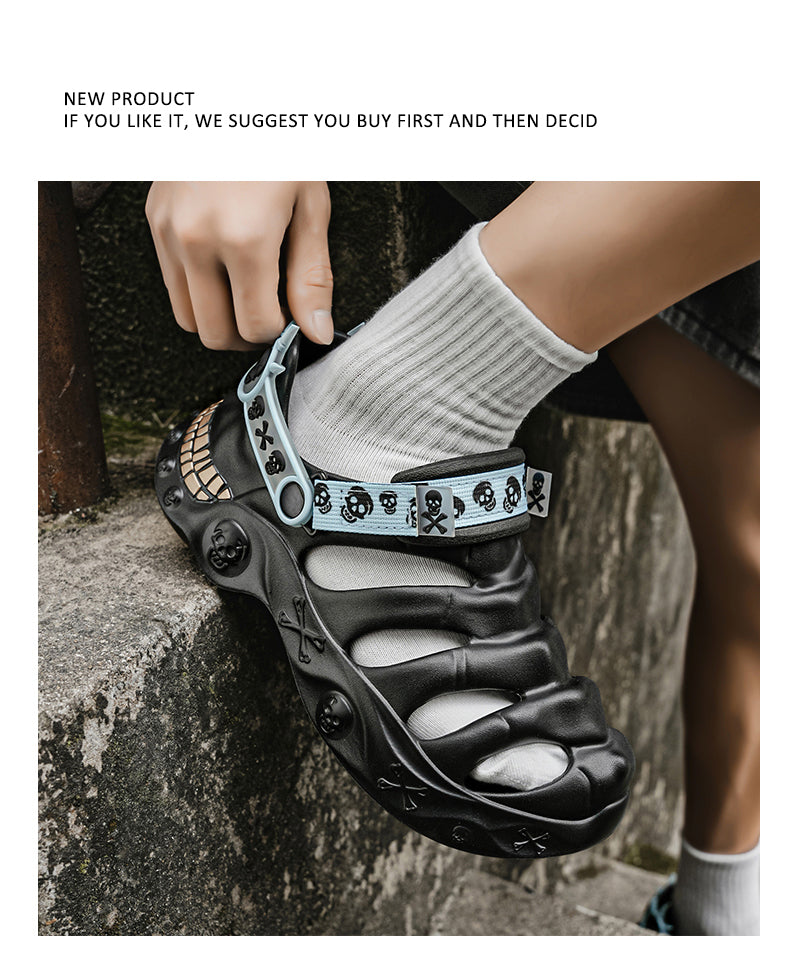 9205 Summer leather sandals for men and women detail image 23