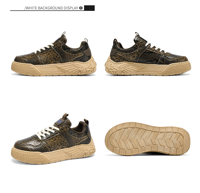 58026 Snake skin casual new style skate shoes detail image 23