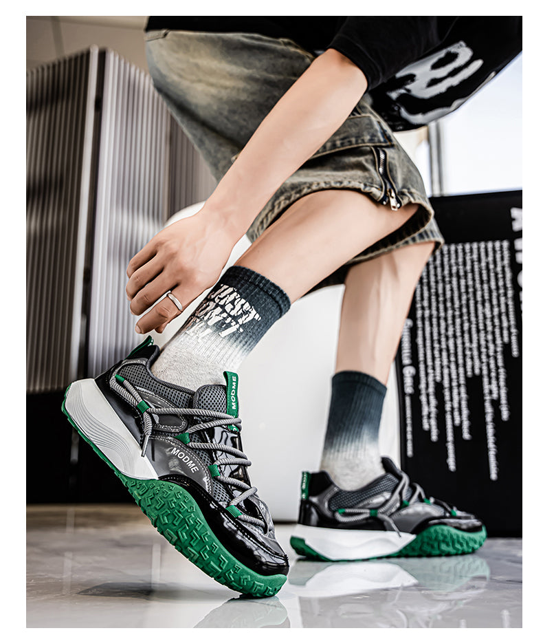 L17 Flying knit mesh tire sole dad shoes detail image 25