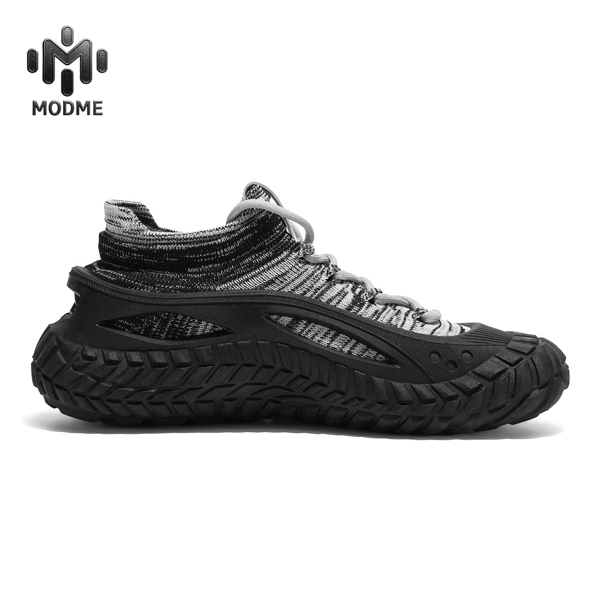 HX01 Men's summer breathable flyknit mesh construction work safety shoes with slip-resistant soles