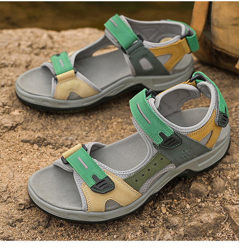 FTW001 Summer leather sandals for men and women detail image 21