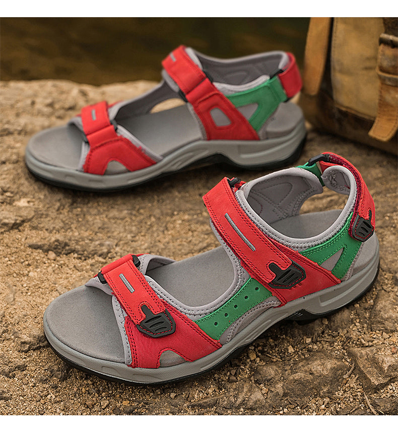 FTW001 Summer leather sandals for men and women detail image 22