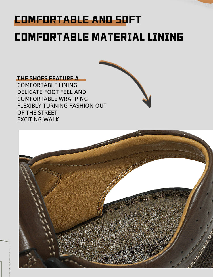 FJ-9936 Rome's new thick-soled, versatile, retro mid-heel sandals detail image 7