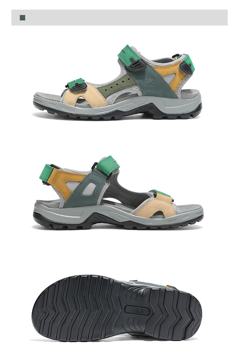 FTW001 Summer leather sandals for men and women detail image 26