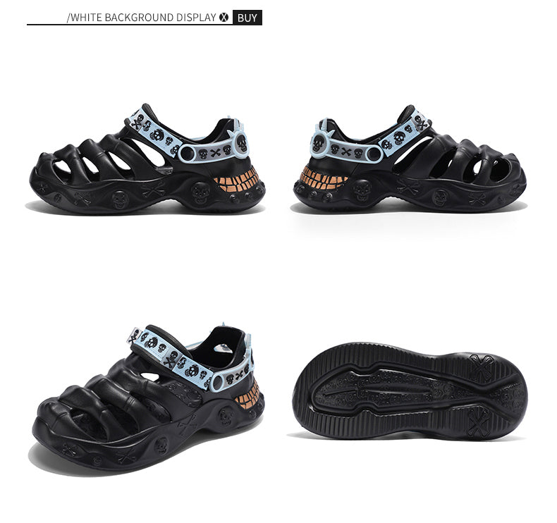 9205 Summer leather sandals for men and women detail image 33