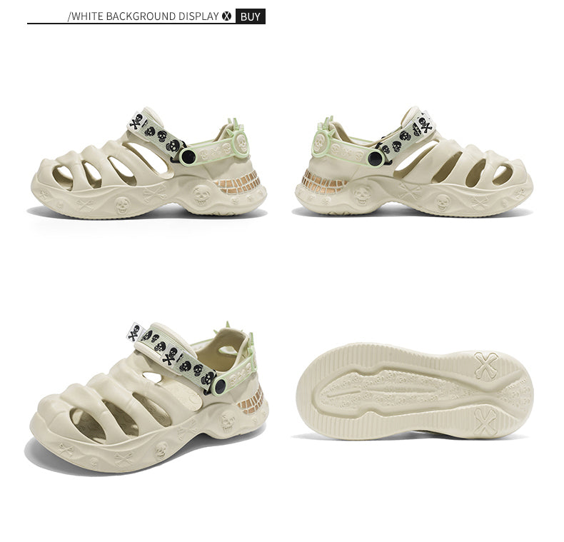 9205 Summer leather sandals for men and women detail image 34