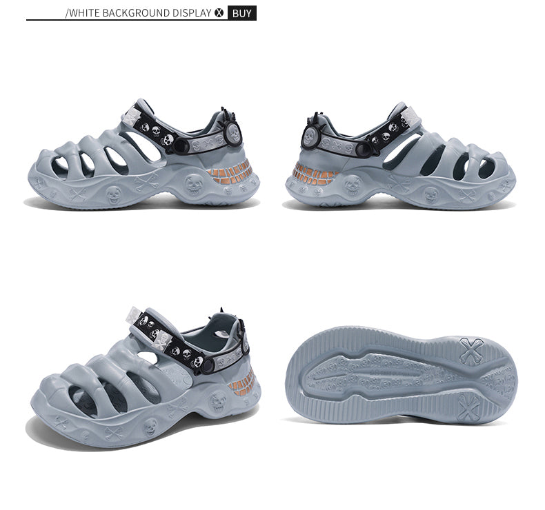 9205 Summer leather sandals for men and women detail image 35