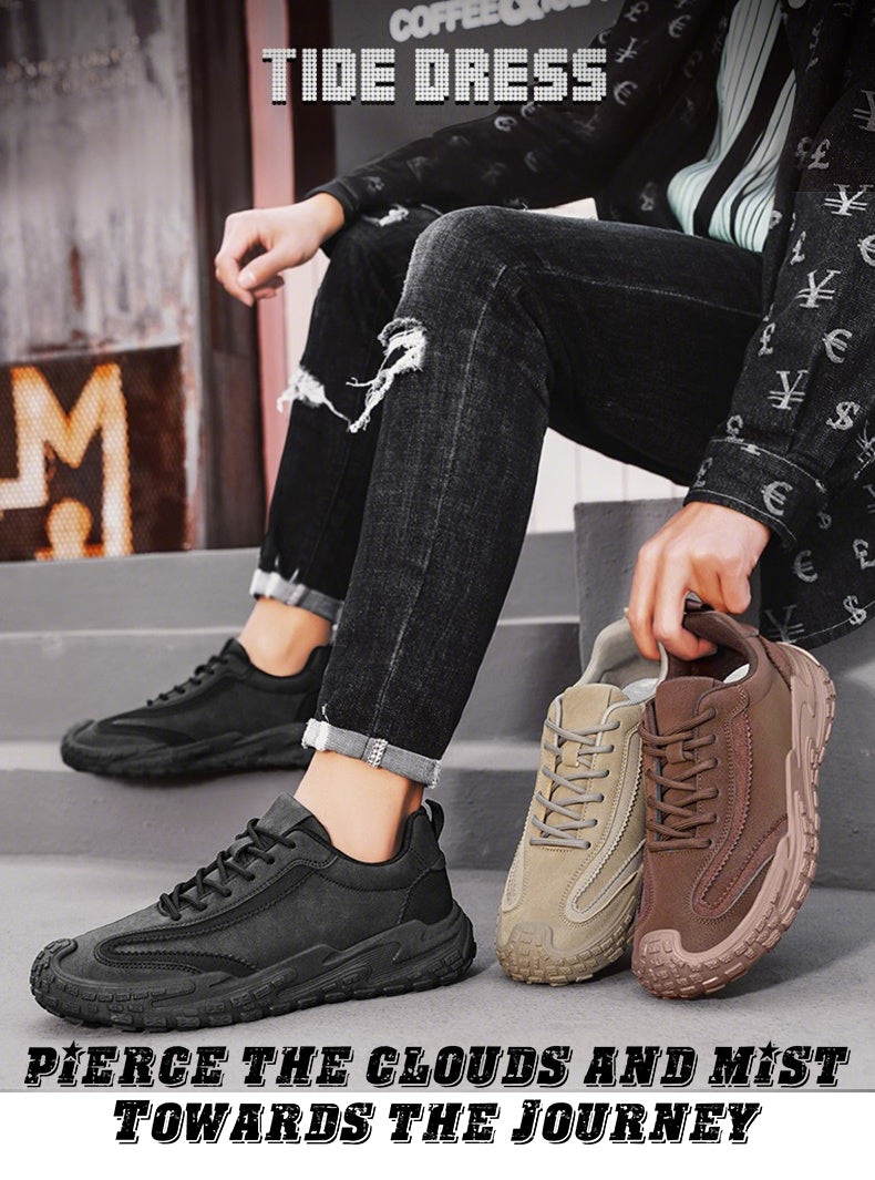 G568 Men's summer outdoor lightweight breathable casual anti-slip sports hiking shoes detail image 1