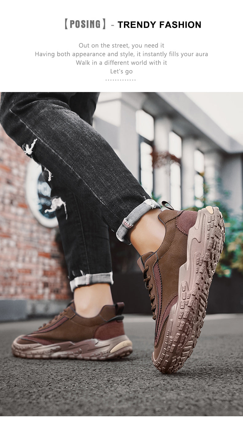 G568 Men's summer outdoor lightweight breathable casual anti-slip sports hiking shoes detail image 8