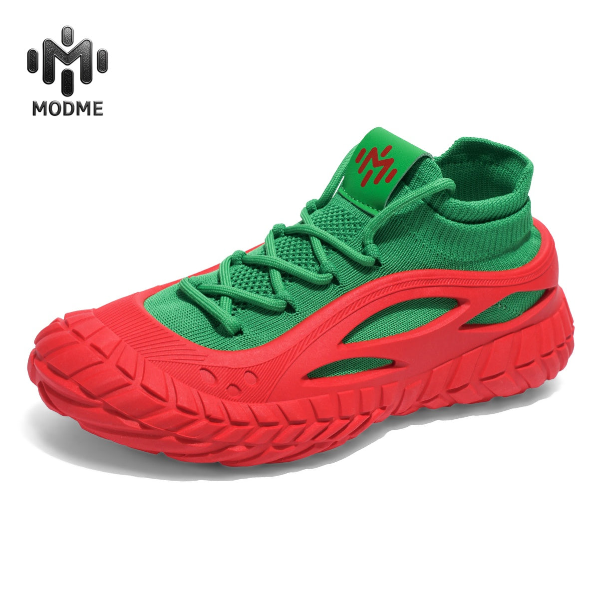 HX01 Men's summer breathable flyknit mesh construction work safety shoes with slip-resistant soles