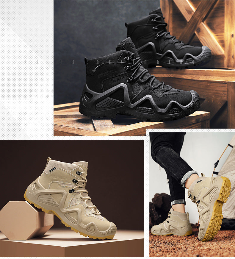 DS33 Big yards of men's shoes in Europe and the United States retro thick bottom casual Martin boots detail image 3