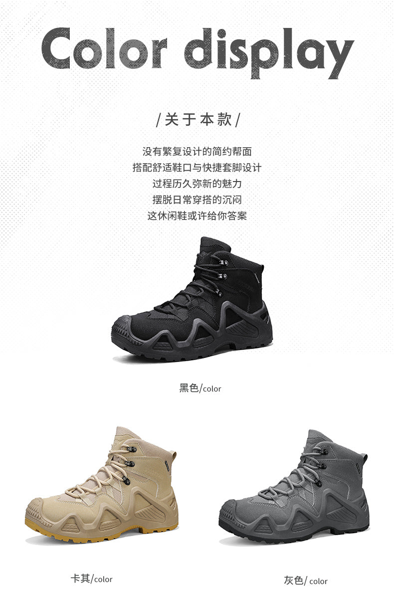 DS33 Big yards of men's shoes in Europe and the United States retro thick bottom casual Martin boots detail image 4