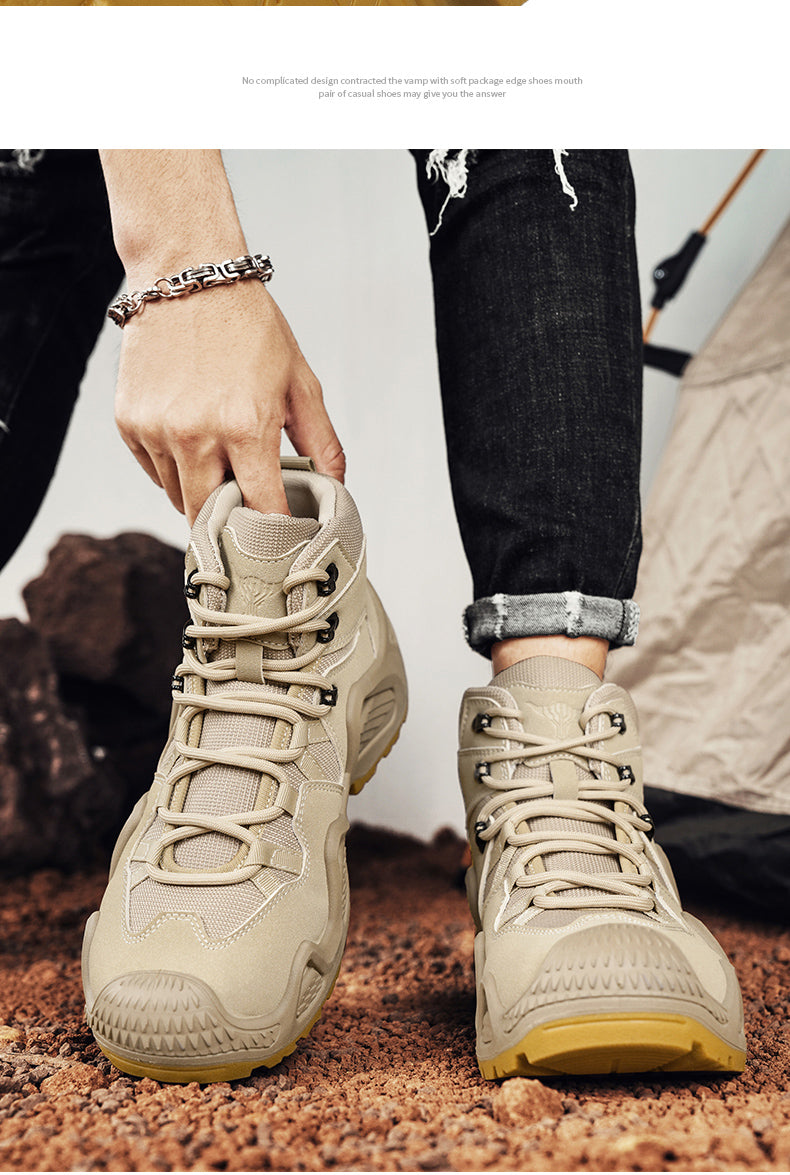 DS33 Big yards of men's shoes in Europe and the United States retro thick bottom casual Martin boots detail image 9