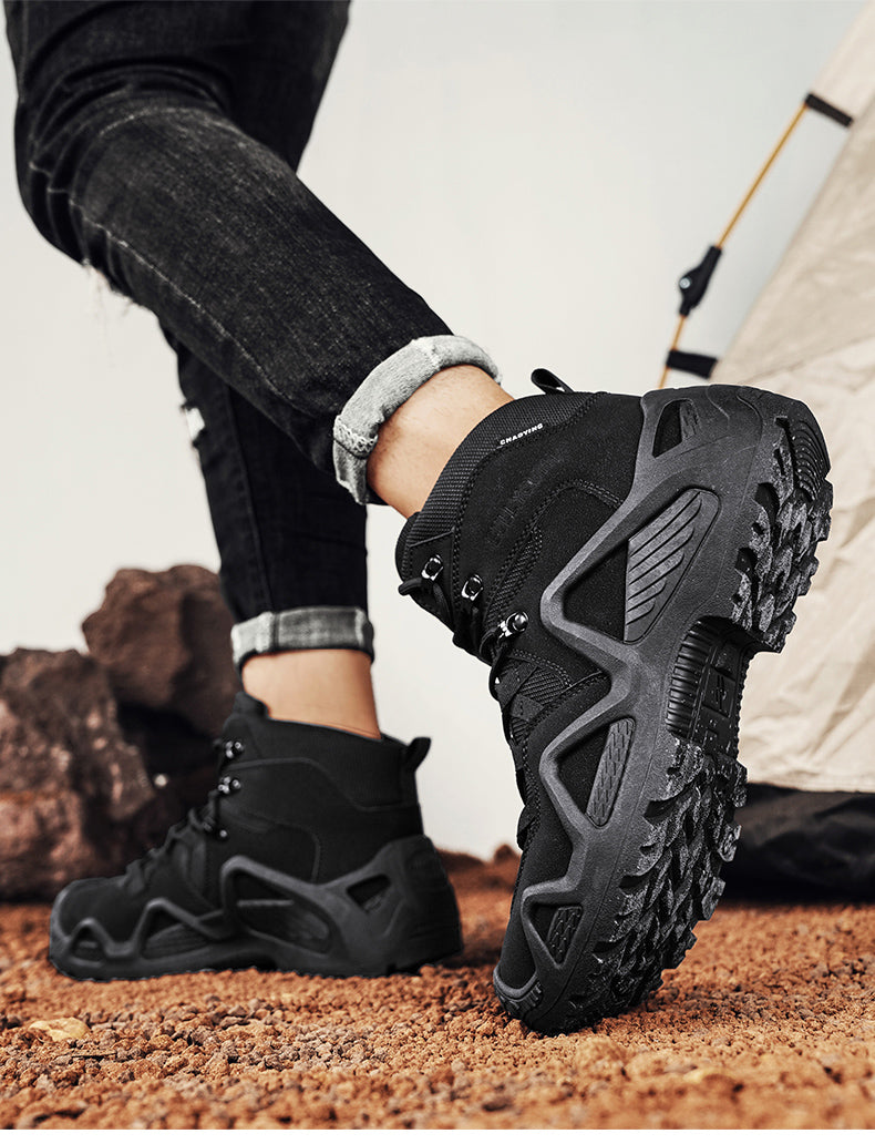 DS33 Big yards of men's shoes in Europe and the United States retro thick bottom casual Martin boots detail image 12