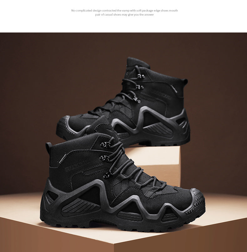 DS33 Big yards of men's shoes in Europe and the United States retro thick bottom casual Martin boots detail image 16