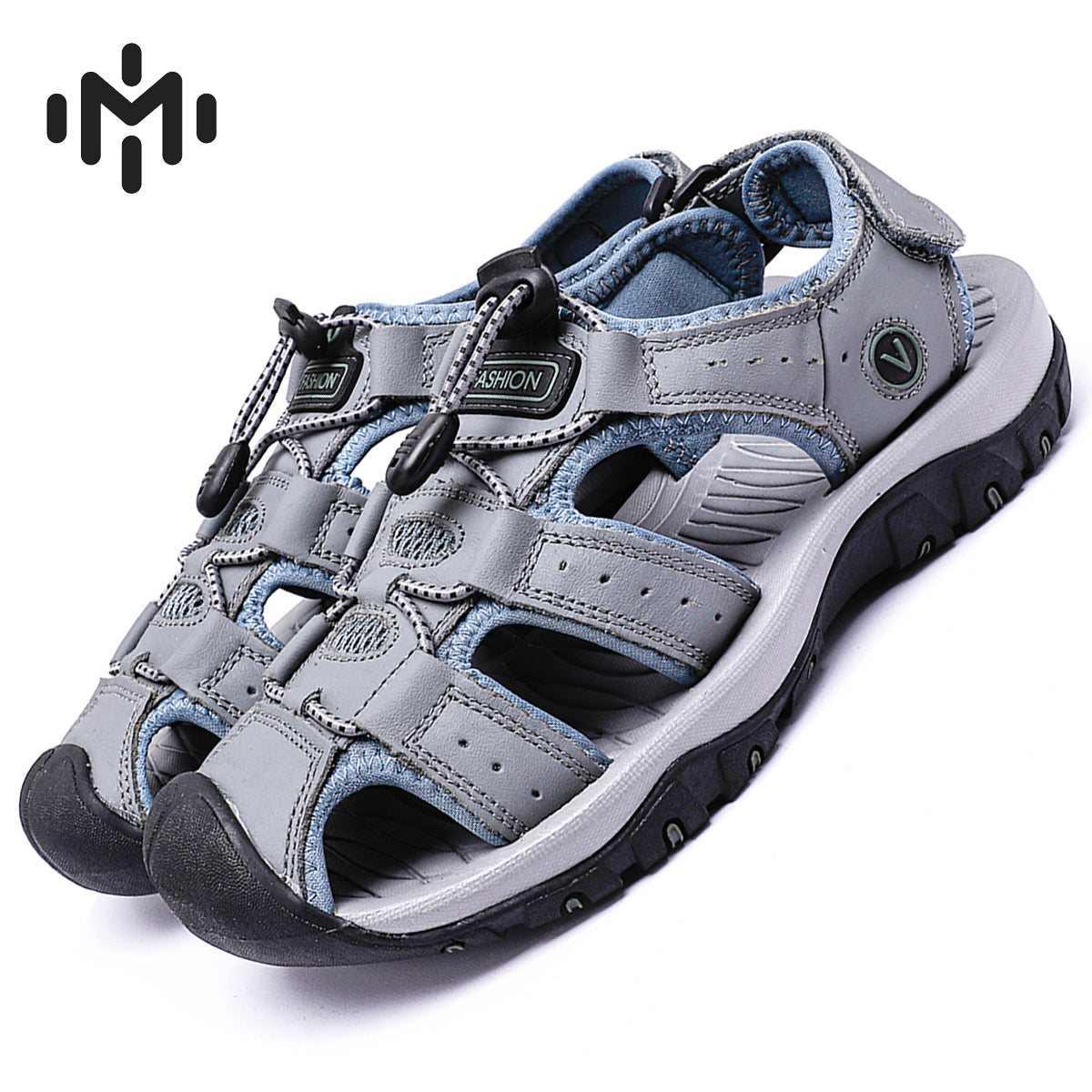 7239 Summer leather sandals for men and women
