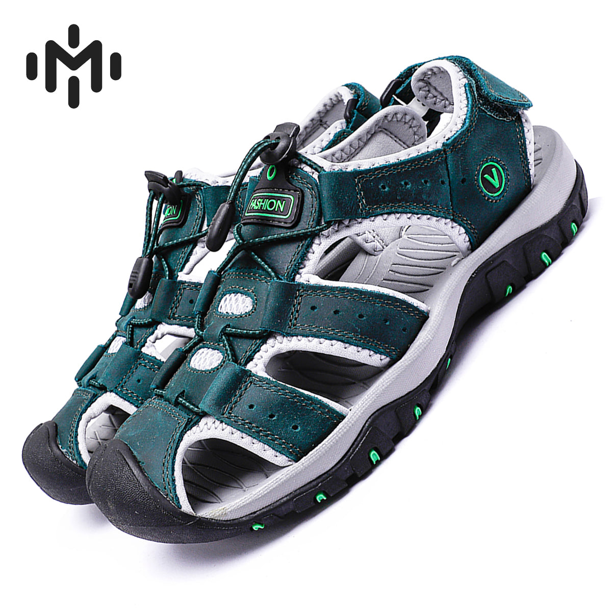 7239 Summer leather sandals for men and women