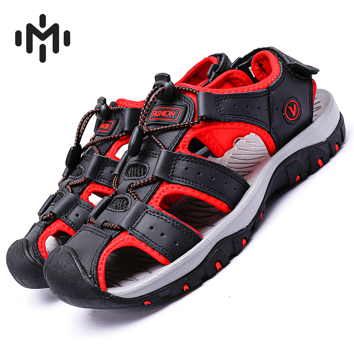 7239 Summer leather sandals for men and women