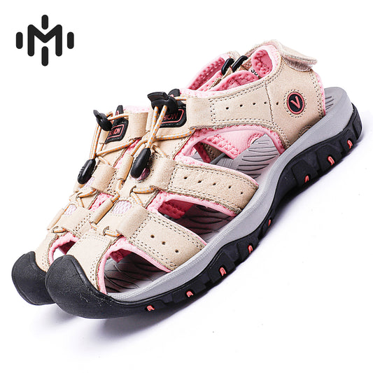 7239 Summer leather sandals for men and women